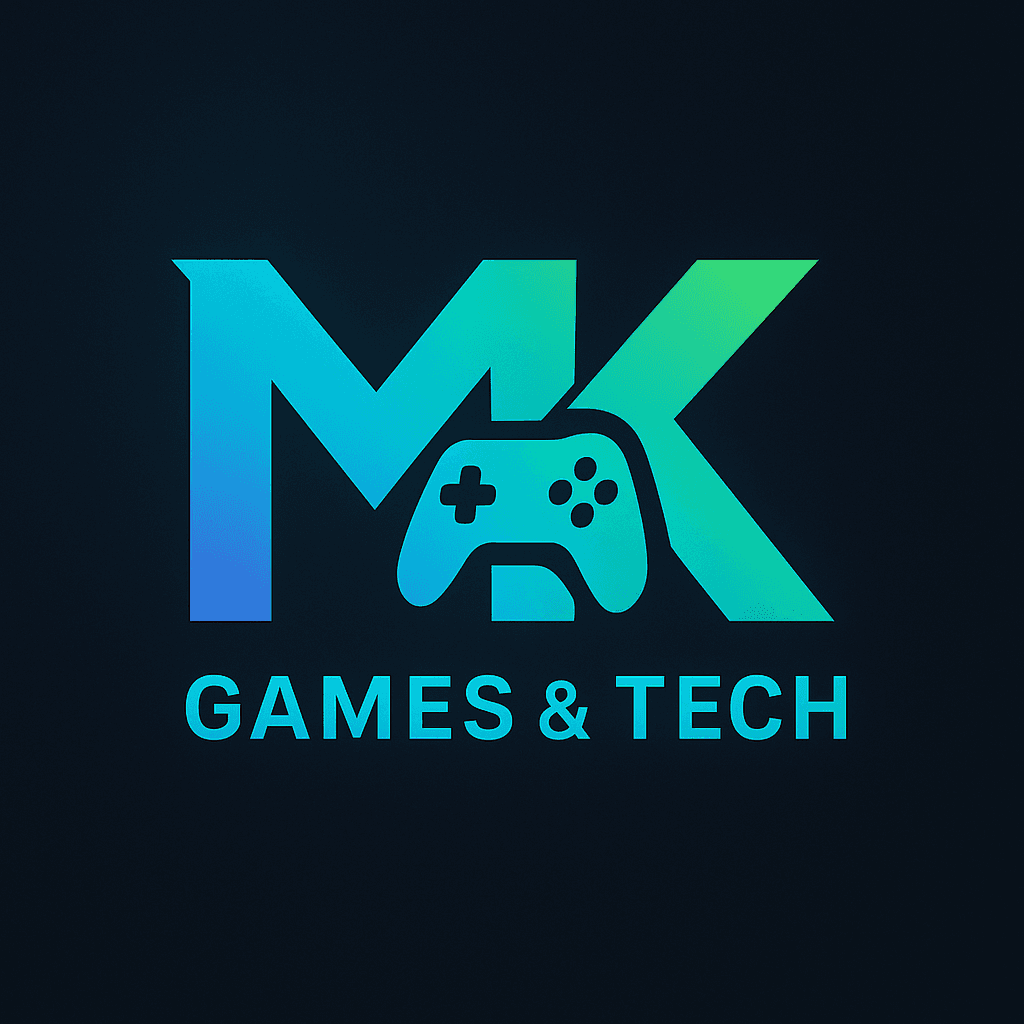MK Games & Tech Logo