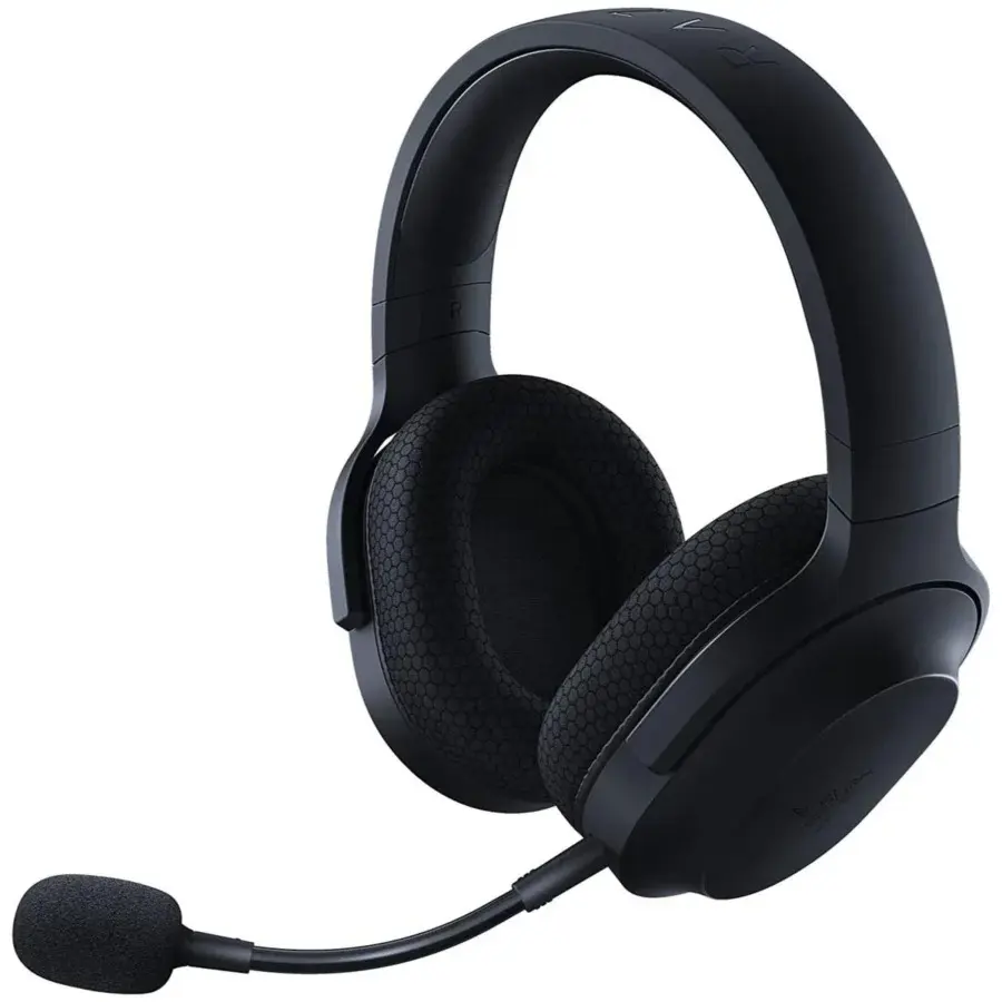 Razer Barracuda X (2022) Wireless Gaming & Mobile Headset (PC, PlayStation, Switch, Android, iOS): 2.4GHz Wireless + Bluetooth, Lightweight, 40mm Drivers, Detachable Mic, 50 Hr Battery (Black/White)